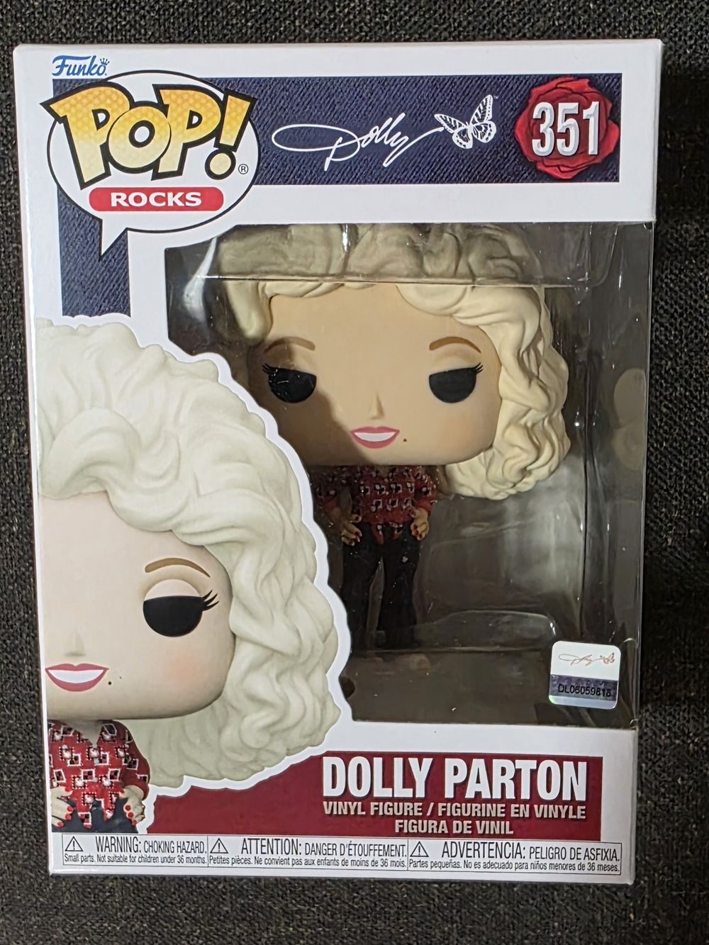 Funko Pop! Rocks Dolly Parton #351 Vinyl Figure